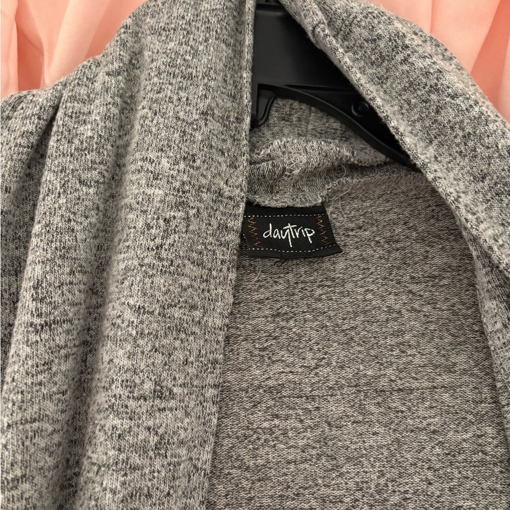 Daytrip Heather Gray Knit Sweater